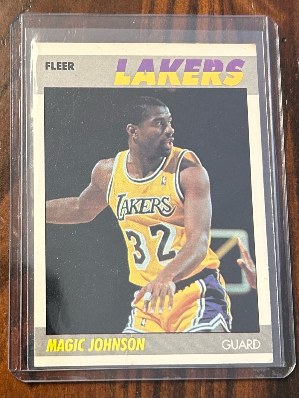 Magic Johnson 1987 Fleer #56 Basketball Card